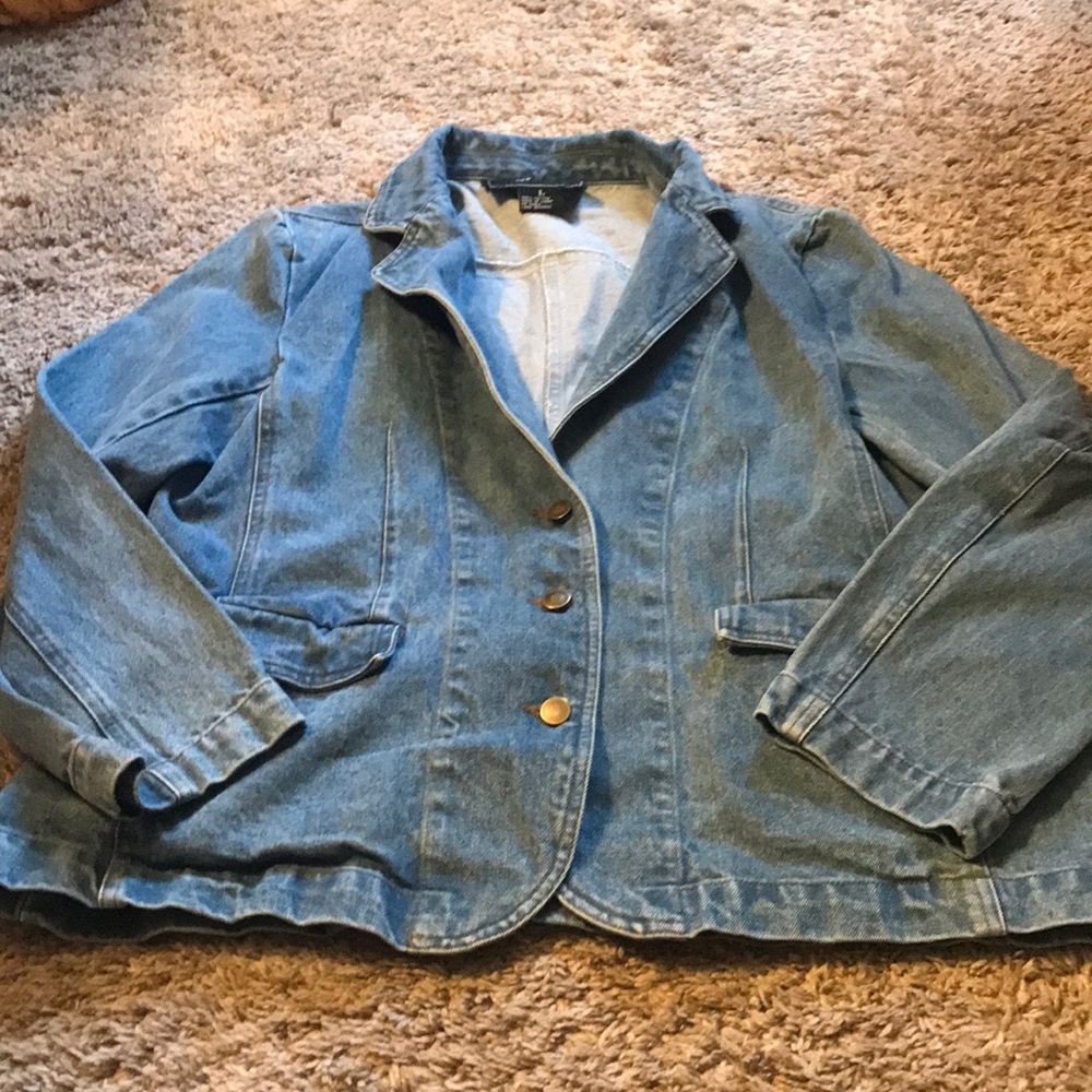 FU DA jean jacket size large - Picture 1 of 6